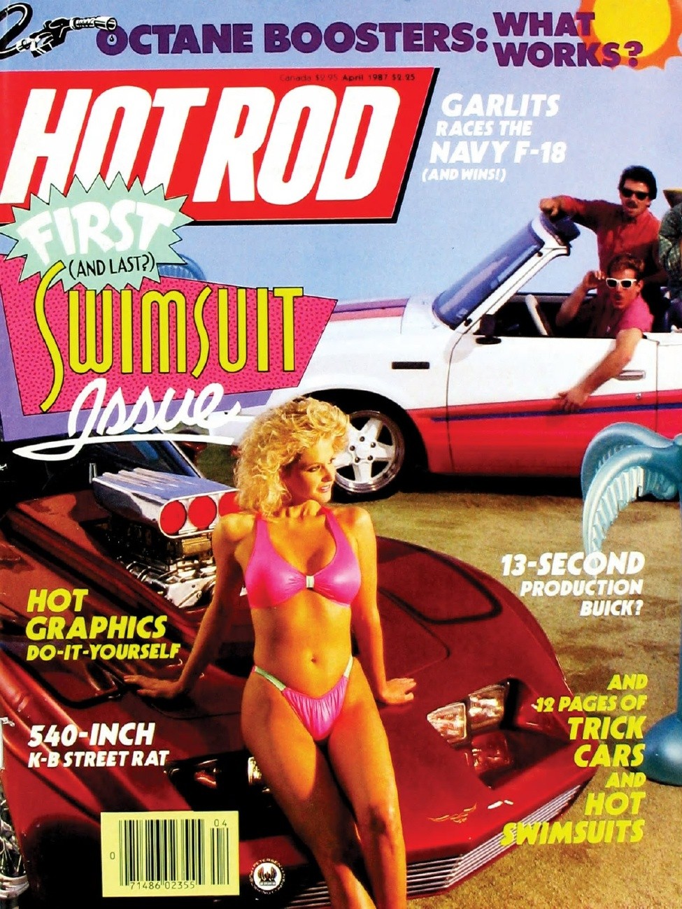 Hot Rod 1987 Apr Quad 4 Black Bikinis Gnx Gta 1980 1989 Jims Mega Magazines 9177
